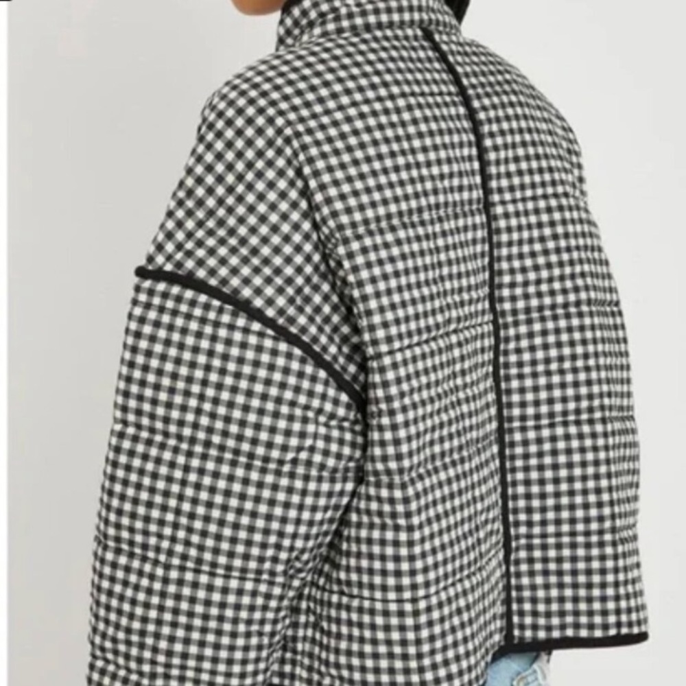 Free People Chloe Gingham Jacket -NWT - Picture 7 of 8